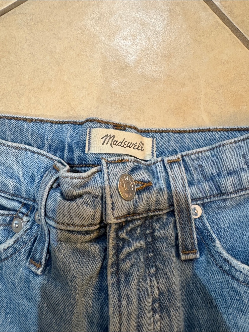Madewell Perfect Vintage Wide Leg Crop Jean Waist 25 - Picture 2 of 6
